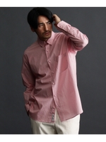 アトリエライン ALBINIドットプリントシャツ/ワインレッド(163)