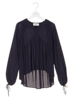 フォークロアブラウス/NVY