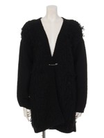 ループノーカーラーカーデ/ブラック