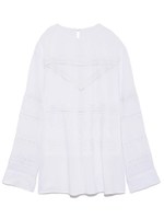 刺繍ブラウス/RED