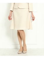 ドビーループツイードスカート/ライトベージュ(051)