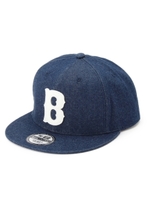 【ユニセックス】デニムBBキャップ/サックス(090)