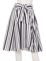 ストライプアシメスカート(イエロー)/イエロー