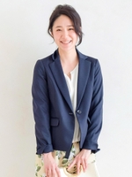 シャンブレーポンチテーラージャケット/グレー