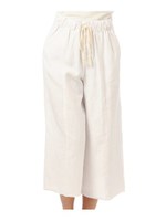 リネンワイドパンツ/WHITE