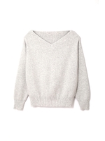 ボートネックニット/グレー(020)