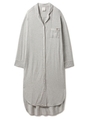 シアバターモダールベアシャツドレス/GRY