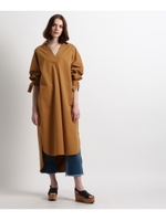 シャツロングワンピース/ホワイト(001)