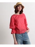 【WEB限定】袖フレアーブラウス/ネイビー(993)