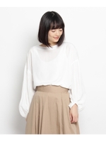 ボリュームプルオーバーシャツ/ホワイト系(002)