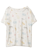 アニマルモチーフTシャツ/PNK