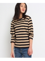 Traditional Weatherwear ボーダー長袖Tシャツ/ベージュ(352)