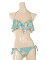 【Ungrid】Lindaフリルトップビキニ/レッド