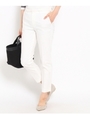 【VERY4月号掲載】〔防汚・耐久撥水〕[L]ストレッチクロップドパンツ/ホワイト(001)