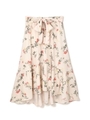 FLORAL LONG SK/ホワイト(030)