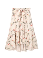 FLORAL LONG SK/ホワイト(030)