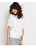 ドットレース切替プルオーバー/アイボリー(404)