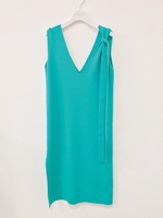 ミディー丈Vネックワンピース/TRQ