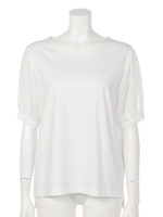 【MOOK掲載アイテム】袖シフォンTOPS/WHT