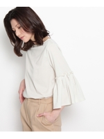 【WEB限定】プリーツデザインプルオーバー/ライトグレー(011)