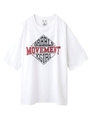GRRRLS MOVEMENT DROP SHOULDER S/S TEE/ブラック