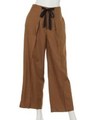 【Kalen】TWILL CROPPED PANTS/BROWN