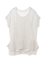 インナーセットメッシュニット/カーキ