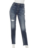 Frayed J/W DENIMアンクルパギンス/BLU
