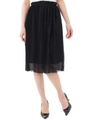 【AZUL by moussy】カットシフォンプリーツスカート/BLK