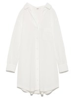 オーバーサイズシャツワンピース/WHT
