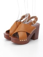 クロスバンドサンダル/BLACK