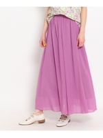 コットンボイルスカート/ライトベージュ(051)