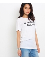 A FINE LINE カーブロゴTシャツ/ブラック(019)