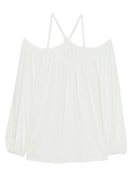 肩開きルーズTOP/WHITE
