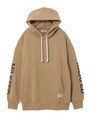 SLEEVE LOGO BIG SWEAT HOODIE/ベージュ