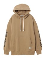 SLEEVE LOGO BIG SWEAT HOODIE/ベージュ