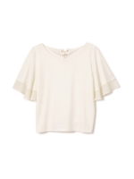 RUFFLE SQ SLEEVES/ベージュ(040)