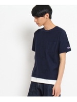 THE SHOP TK×CHAMPIONレイヤードBIGTシャツ/グレー(012)