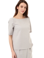 [Oggiコラボ商品]プルオーバーブラウス/グレー(020)