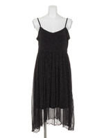 【Latina】シアーグリッターキャミワンピース/ブラック(027)