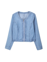 テンセルブルゾン/インディゴ1(111)