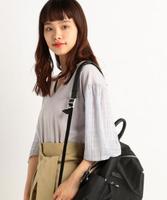 【予約】ラメチェックフレアスリーブトップス