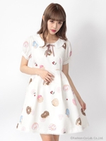 SweetDonutsリボンブローチOP/ピンク