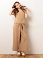 かぶせワイドオールインワン/ピンク