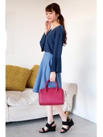 2ベルトウェッジサンダル/イエロー(060)