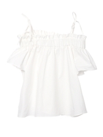OFF THE SHOULDER TOP/ホワイト