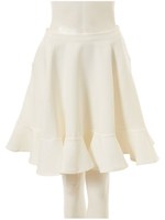 トランペットフレアスカート/ブラック