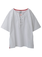 LACE UP TEE/パープル