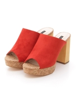 【EVOL】BABY PURE ミュールサボサンダル BI23233/レッドスエード