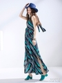 ストライプワンピース[DRESS/ドレス]/ネイビー